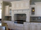 Kitchen Stove Top with Custom Cabinets