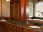Bath Counter with Large Cabinet Space