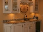 Wet Bar with Custom Glass Cabinets