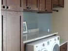 Laundry Counter Design with Cabinets