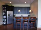 Home Wet Bar with Built-In Refrigerator
