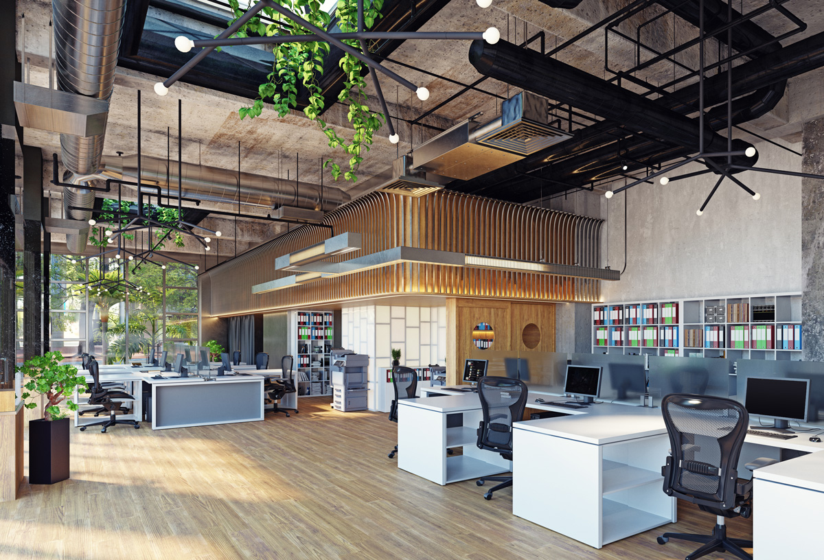 commercial office interior design completed in columbia mo