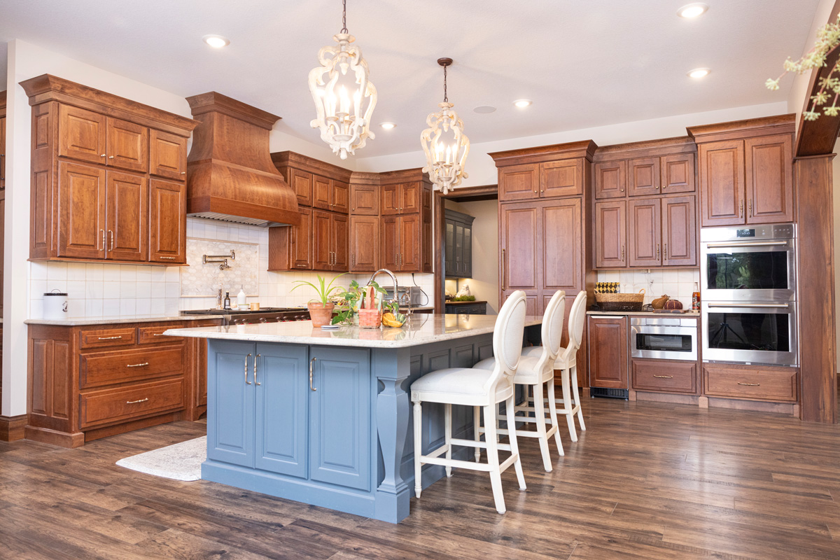remodeled kitchen with high efficiency lighting